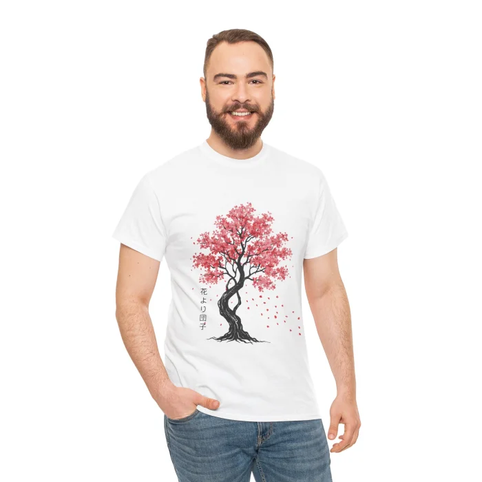 T-shirt z nadrukiem Sakura Tree